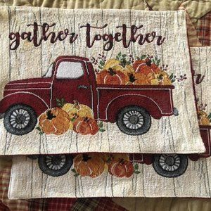 Pair of Gather Togather Fall Placemats